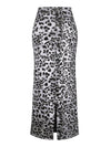 Lorelei Honey Slit Leopard Midi Skirt