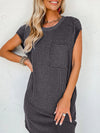 Mallory Round Neck Short Sleeve Mini Dress