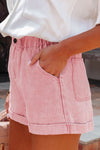 Malaya Paperbag Waist Denim Shorts