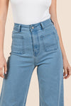 Aviana High Waist Wide Leg Jeans