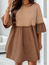 Matilda Frill Round Neck Half Sleeve Dress