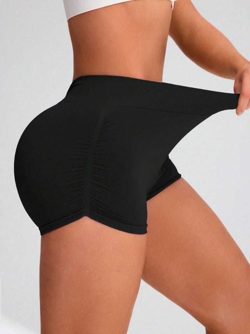 Deborah Elastic Waist Active Shorts