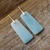 Aya Natural Stone Geometric Shape Earrings