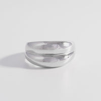 Wrenley 925 Sterling Silver Bulging Ring