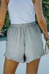 Cheyenne Elastic Waist Shorts with Pockets