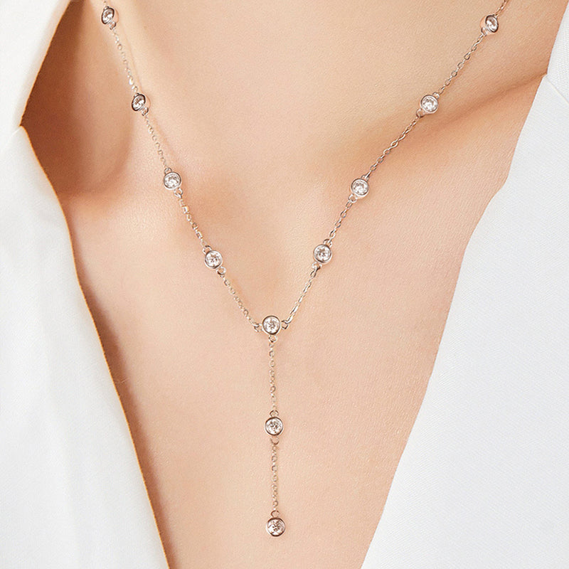 Haisley 1.1 Carat Moissanite 925 Sterling Silver Necklace