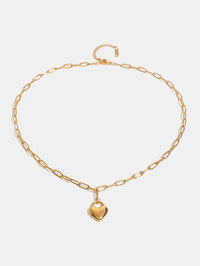 Keyla 18K Gold-Plated Stainless Steel Heart Pendant Necklace