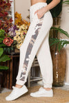 Kehlani Camouflage Elastic Waist Sweatpants