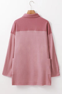 Ruth Half Button Long Sleeve Top