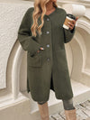 Nicole Button Up Long Sleeve Coat