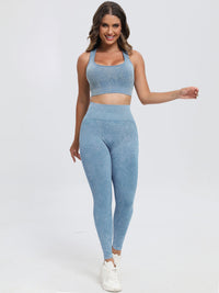 Paloma Scoop Neck Wide Strap Top and Pants Active Set