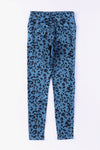 Sasha Leopard Print Wide Waistband Leggings