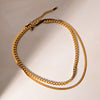 Ryann 18K Gold-Plated Double Layered Necklace