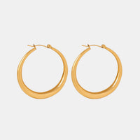 Aleena 18K Gold-Plated Hoop Earrings