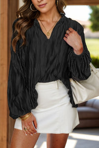 Mercy Tie Neck Long Sleeve Blouse