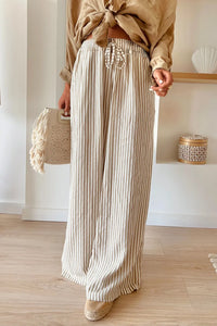 Nyomi Pocketed Striped Wide Leg Pants