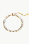 Jovie Inlaid Zircon 18K Gold Plated Bracelet