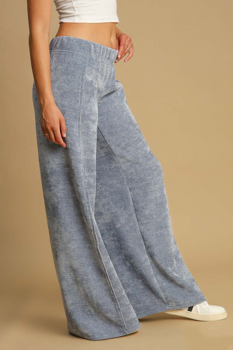 Norah Elastic Waist Wide Leg Pants