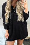 Annie Plus Size Pocketed Long Sleeve Mini Dress