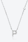 Angelina L To P Zircon 925 Sterling Silver Necklace