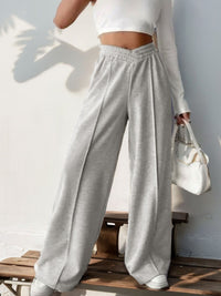 Ella Elastic Waist Wide Leg Pants