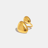 Oakleigh 18K Gold-Plated Irregular Bypass Ring