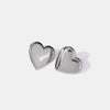 Skyla Stainless Steel Heart Stud Earrings