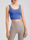 Ezra Scoop Neck Wide Strap Active Tank