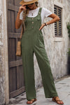 Milana Textured Pocketed Wide Strap Overalls