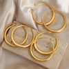 Aleena 18K Gold-Plated Hoop Earrings