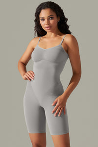 Leila Spaghetti Strap Active Romper