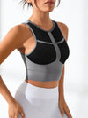 Florence Color Block Round Neck Sports Tank