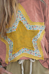 Mae Star Applique Round Neck T-Shirt