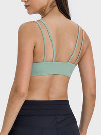 Kahlani Scoop Neck Double Strap Active Cami