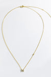 Angelina L To P Zircon 925 Sterling Silver Necklace