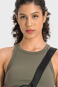 Vera Racerback Cropped Sports Tank