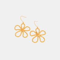 Ezra 18K Gold-Plated Flower Earrings