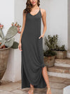 Nylah Slit Scoop Neck Sleeveless Dress