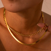 Ryann 18K Gold-Plated Double Layered Necklace