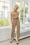 Kira V-Neck Spaghetti Strap Sleeveless Jumpsuit