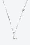 Angelina L To P Zircon 925 Sterling Silver Necklace