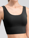 Ezra Scoop Neck Wide Strap Active Tank