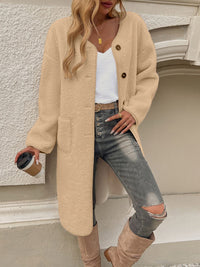 Nicole Button Up Long Sleeve Coat