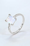 Makayla Square Moonstone Ring