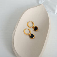 Cassandra 18K Gold-Plated Heart Drop Earrings