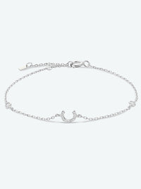 Rylie A To F Zircon 925 Sterling Silver Bracelet