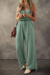 Zendaya Drawstring Wide Strap Wide Leg Overalls