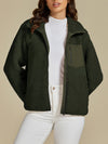 Mia Zip Up Long Sleeve Plush Jacket