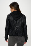 Jocelyn Double Zip Hooded Long Sleeve Jacket