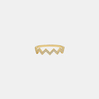 Marianna Wave Shape 925 Sterling Silver Ring